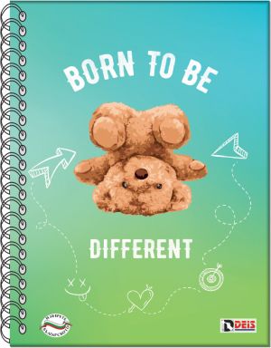 Бележник Deis 10х14 cm, твърди корици, спирала, ТИЙН 2025