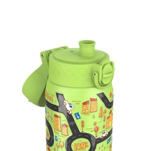 Бутилка за вода Ion8 Print, метална, 400ml, КОЛИ