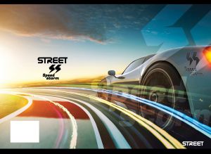 Тетрадка О+ А4, 100л, широки редове ,телчета,2024  момче