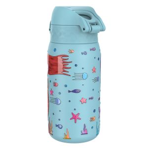 Бутилка за вода Ion8 Print, метална, 400ml, РУСАЛКИ