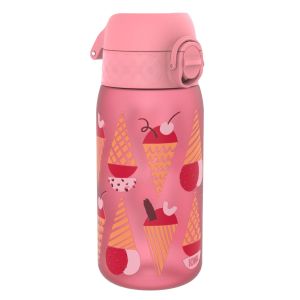 Бутилка за вода Ion8 Print, рециклирана пластмаса, 350ml, СЛАДОЛЕД
