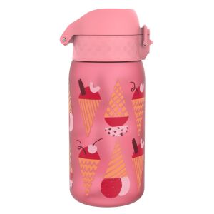 Бутилка за вода Ion8 Print, рециклирана пластмаса, 350ml, СЛАДОЛЕД