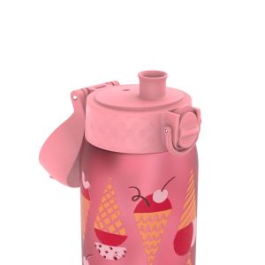 Бутилка за вода Ion8 Print, рециклирана пластмаса, 350ml, СЛАДОЛЕД