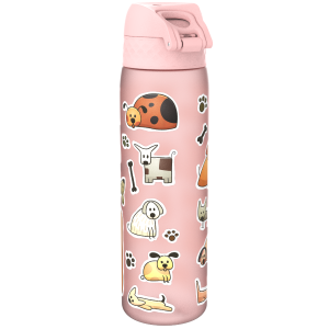 Бутилка за вода Ion8 Print,рециклирана пластмаса, 500ml, Dogs