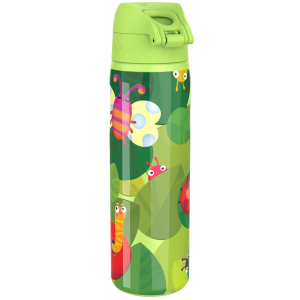 Бутилка за вода Ion8 Print, метална, 600ml, Bugs Life