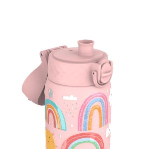 Бутилка за вода Ion8 Print, метална, 400ml, ДЪГА