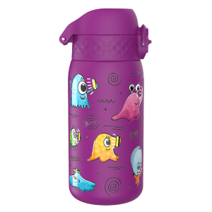 Бут. за вода Ion8 Print, метална, 400ml, Aliens