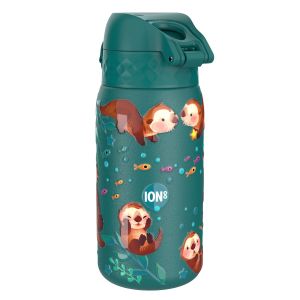 Бутилка за вода Ion8 Print, метална, 400ml, ВИДРА