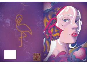 Тетрадка О+ А4, 80л, широки редове ,телчета,2024  момиче