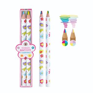 Моливи Trendhaus Good Feelings, 4-цветни, опаковка 2