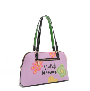 Чанта Nicole Lee, 33.7x19x8.9 cm, Violet Blossom