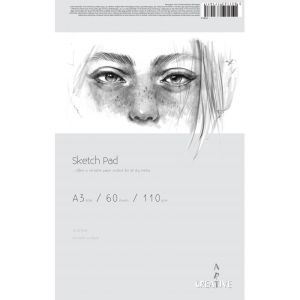 Скицник Sketch Pad А3, 110 g, 60 листа