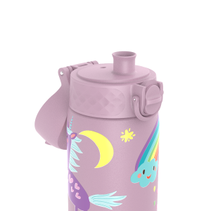 Бутилка за вода Ion8 Print, метална, 600ml, Unicorns