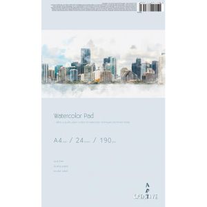 Скицник Watercolor Pad А4, 190 g, 24 листа