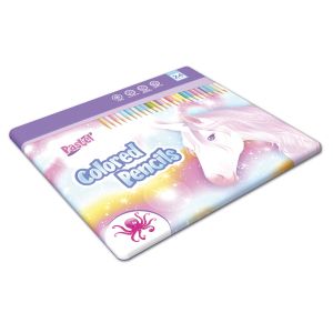 Цветни моливи Octopus Pastel, 24 цвята в метална кутия