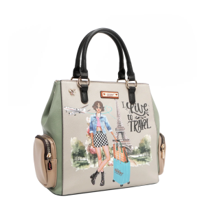 Чанта Nikky 30.5x28x14cm, Live to travel