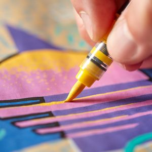 Комплект маркери Sharpie Acrylic Brush, 12 цвята, блистер