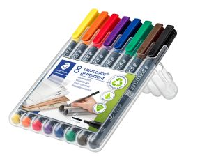 Комплект маркери Staedtler Lumocolor 314 OHP B, 8 цвята