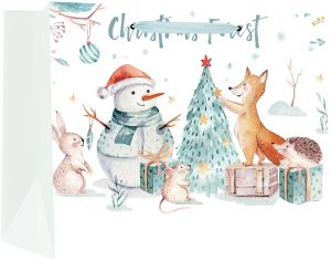 Подаръчни торбичка XMAS Jumbo Deluxe, 33x20x46 cm, 77564