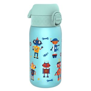Бутилка за вода Ion8 Print, рециклирана пластмаса, 350ml, РОБОТИ