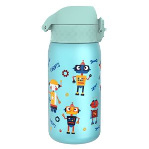 Бутилка за вода Ion8 Print, рециклирана пластмаса, 350ml, РОБОТИ