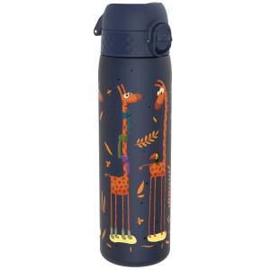 Бутилка  за вода Ion8 Print, рециклирана пластмаса,500ml, Giraffes