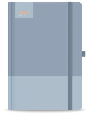 Бележник с ластик B5 Street, твърда корица, 96 листа, BLUE