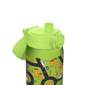 Бутилка за вода Ion8 Print, рециклирана пластмаса, 350ml, Cars