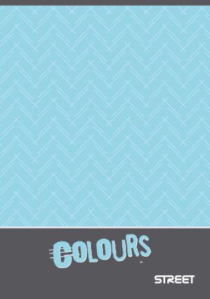 Тетрадка Street Dislectic, А4, квадратчета 1cm, 52 листа