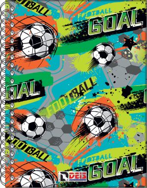 Тефтер Deis В7, 50 листа, спирала, КИДС 2025