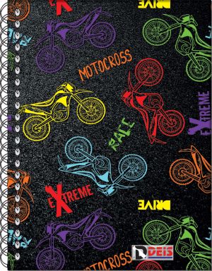 Тефтер Deis В7, 50 листа, спирала, КИДС 2025