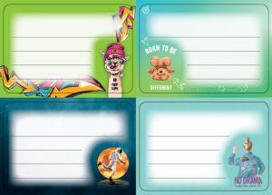 Етикети за тетрадка Deis, оп. 400 броя, №2 / 2025