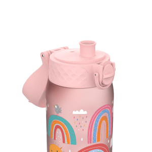 Бутилка за вода Ion8 Print, рециклирана пластмаса, 350ml,Rainbows