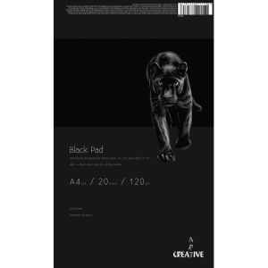 Скицник Black Pad А4, 120 g, 20 листа
