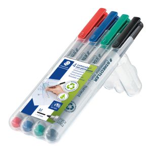 Кoмплект маркери Staedtler Lumocolor 315 M, 4 цвята