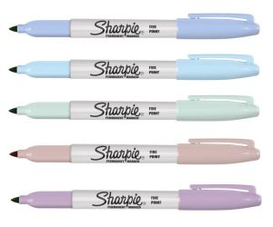 Комплект перманентни маркери Sharpie Mystic Gems, F, 5 цвята