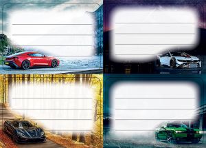 Етикети за тетрадка Deis, оп. 400 броя, №5 / 2025