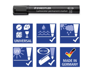 Комплект маркери Staedtler Lumocolor 350