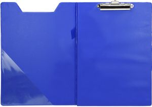 Клипборд с капак Optima, А4, PP, син