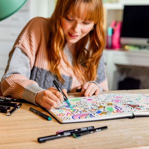 Маркер Sharpie Acrylic Brush, РОЗОВ