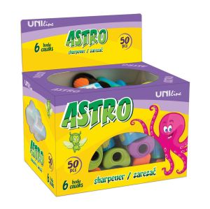 Пластмасова острилка Uniline Astro, асорти