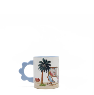 Керамична чаша Nicole Lee, 500ml, Sun&Sand