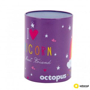 Моливник Octopus, метален, unicorn
