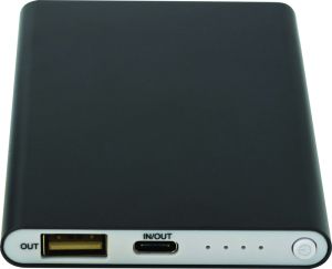 Външна преносима батерия Pep, 4000 mAh, тсива