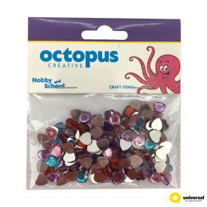 Декорации Uniline Hobby & Craft, сърца, 8mm