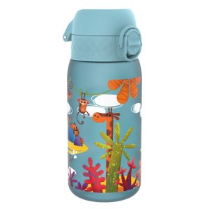 Бутилка за вода Ion8 Print, рециклирана пластмаса, 350ml, САФАРИ