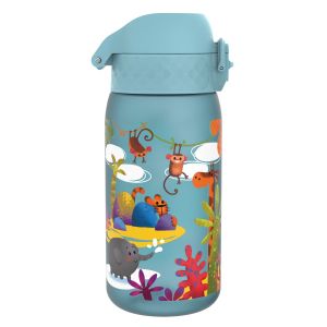 Бутилка за вода Ion8 Print, рециклирана пластмаса, 350ml, САФАРИ