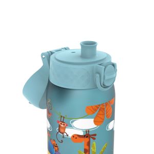 Бутилка за вода Ion8 Print, рециклирана пластмаса, 350ml, САФАРИ