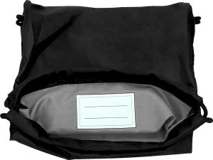 Чанта за спорт UEFA, 34x43cm, черна