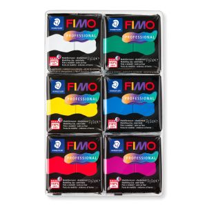 Комплект глина Staedtler Professional, 6 цвята х 57g